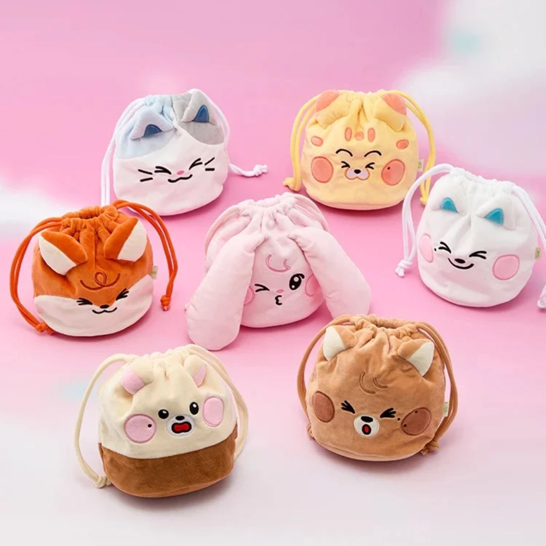 NCT Dream Sweet Dreamiez Face String Pouch — all 7 character types